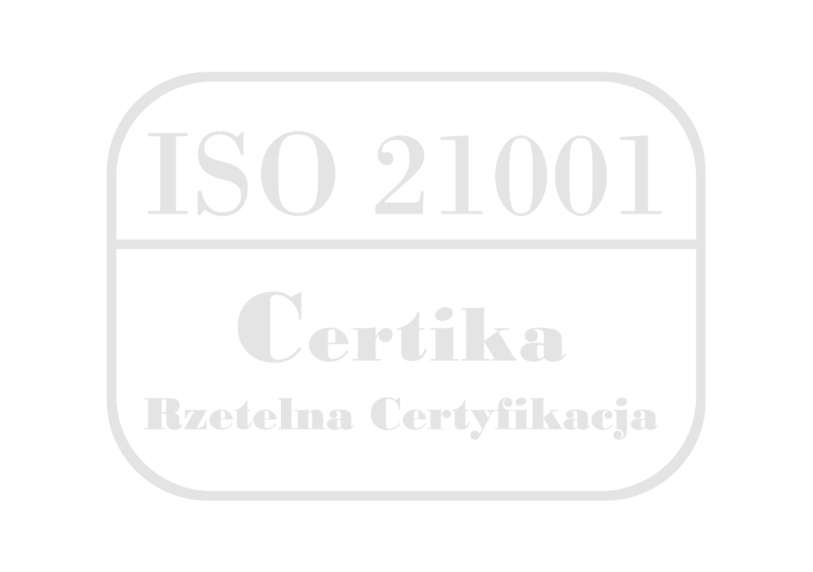 Certyfikat ISO 21001:2018